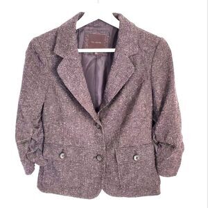The Limited 3/4 Sleeve Ruched Blazer Size XS